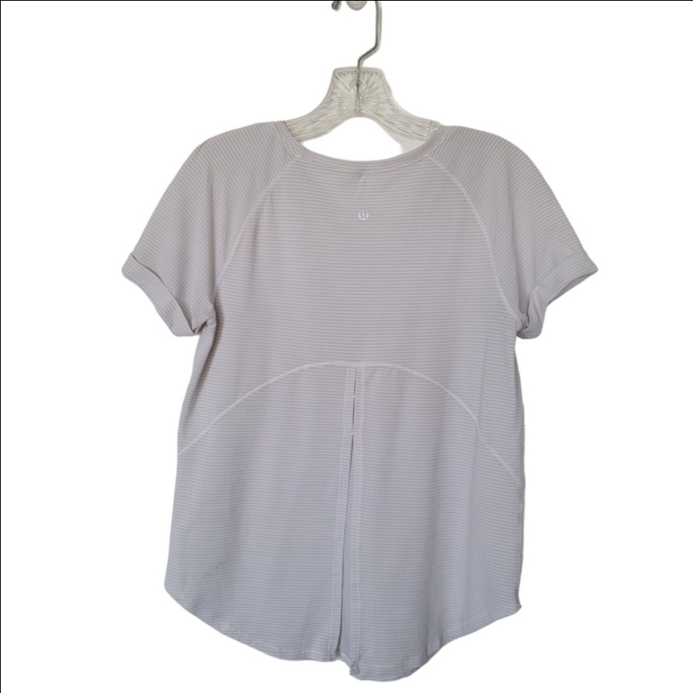 lululemon athletica Light Gray Short Sleeve Tee - Picture 7 of 7